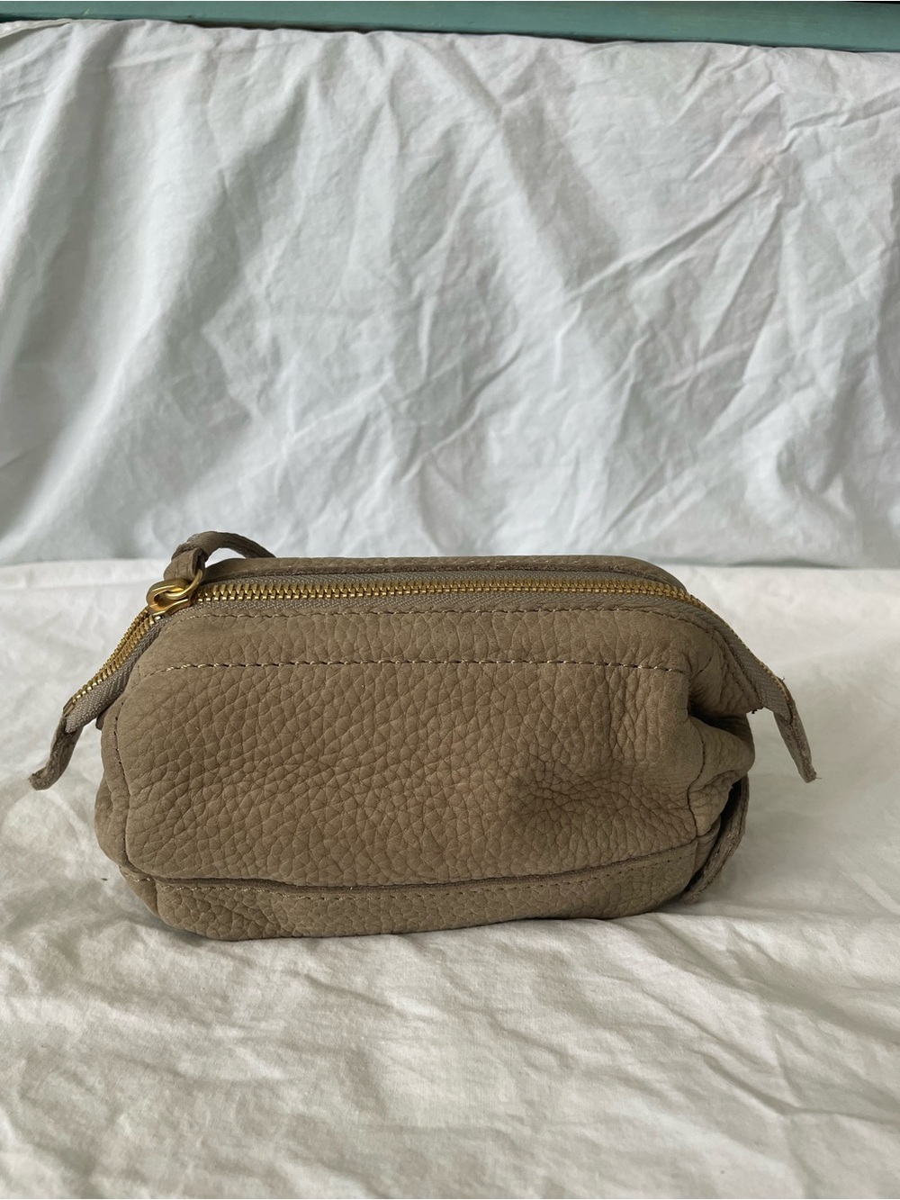 Hammitt Pebbled Leather Vintage Syd Zip Pouch